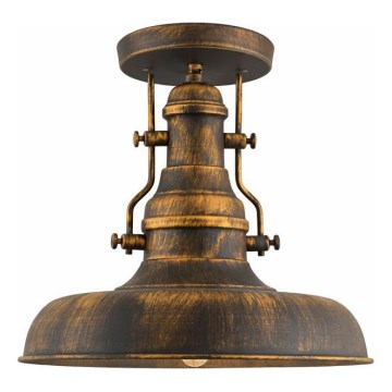 Brilagi - Deckenleuchte PYRONIC 1xE27/40W/230V Ø 32 cm Bronze/Patina