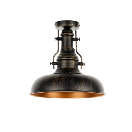 Brilagi - Deckenleuchte PYRONIC 1xE27/40W/230V Ø 32 cm Bronze/Patina