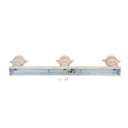 Brilagi - Deckenleuchte PYRONIC 3xE27/40W/230V cremefarben/Patina