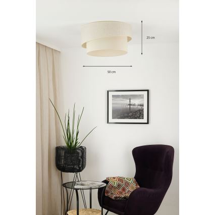 Brilagi - Deckenleuchte SHINE 1xE27/15W/230V d 50 cm cremefarben
