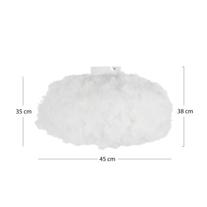 Brilagi - Deckenleuchte SOLEAIR 1xE27/40W/230V Ø 45 cm weiß