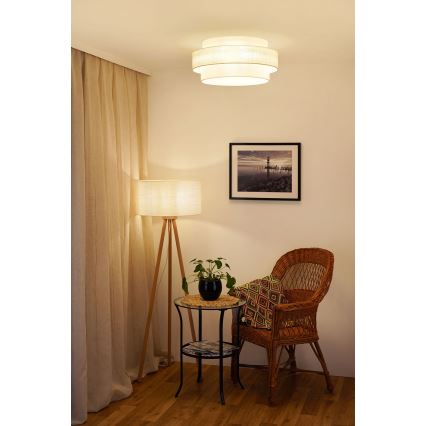 Brilagi - Deckenleuchte SPACE YUTE LED/12W/230V Ø 50 cm 3000K/4000K/6400K Creme