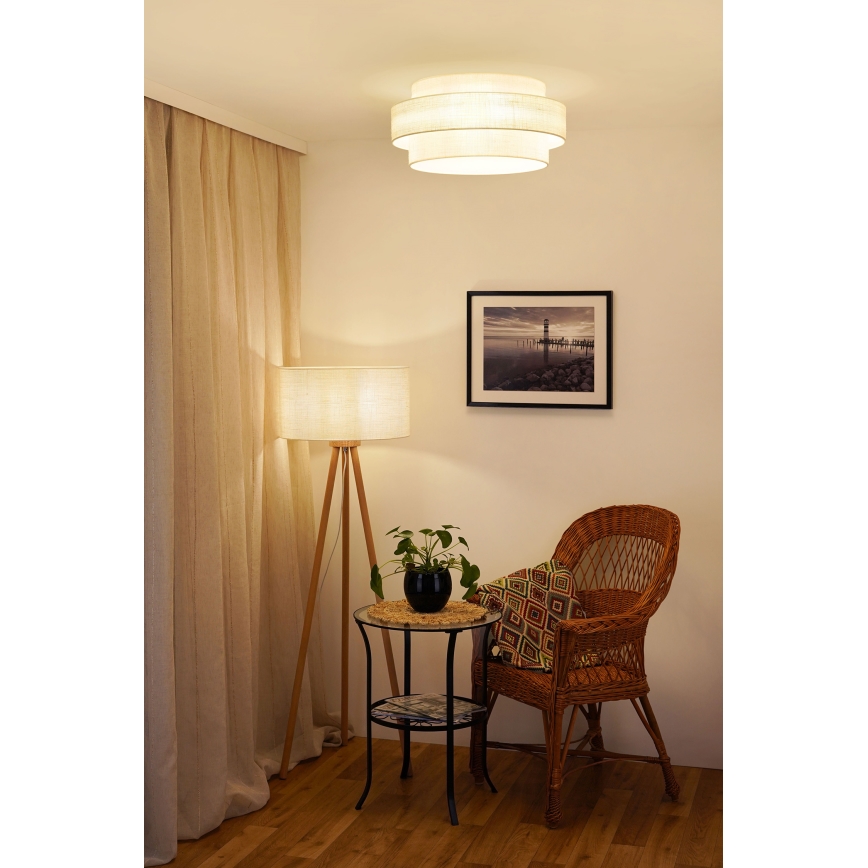 Brilagi - Deckenleuchte SPACE YUTE LED/12W/230V Ø 50 cm 3000K/4000K/6400K Creme