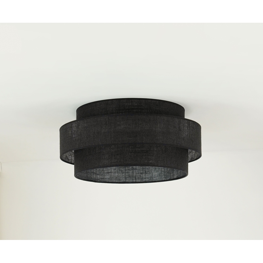 Brilagi - Deckenleuchte SPACE YUTE LED/12W/230V Ø 50 cm 3000K/4000K/6400K schwarz