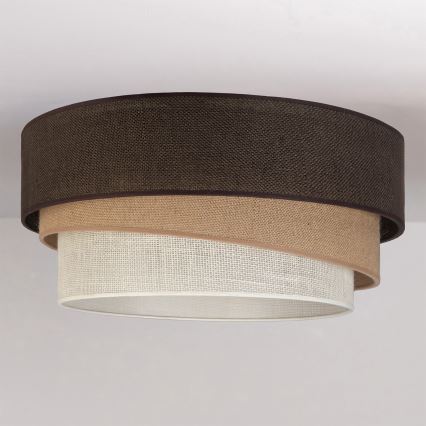 Brilagi - Deckenleuchte TRIO 1x E27/60W/230V Ø 40 cm braun/beige/weiß