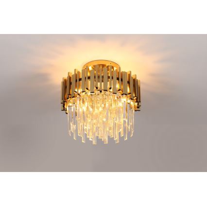 Brilagi - Deckenleuchte VERVE 6xE14/40W/230V Ø 60 cm goldfarben