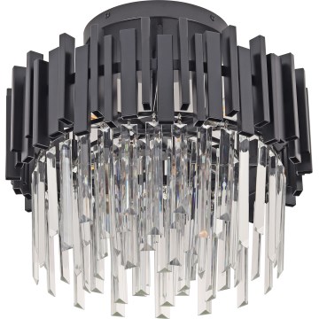 Brilagi - Deckenleuchte VERVE 6xE14/40W/230V Ø 60 cm schwarz