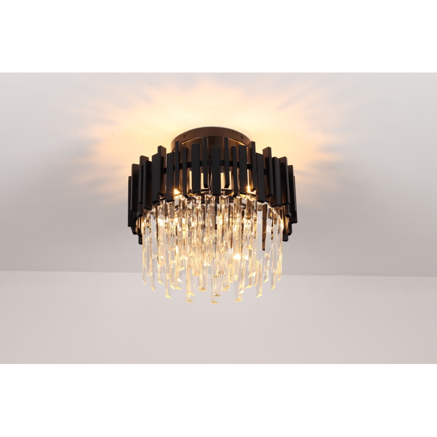Brilagi - Deckenleuchte VERVE 6xE14/40W/230V Ø 60 cm schwarz