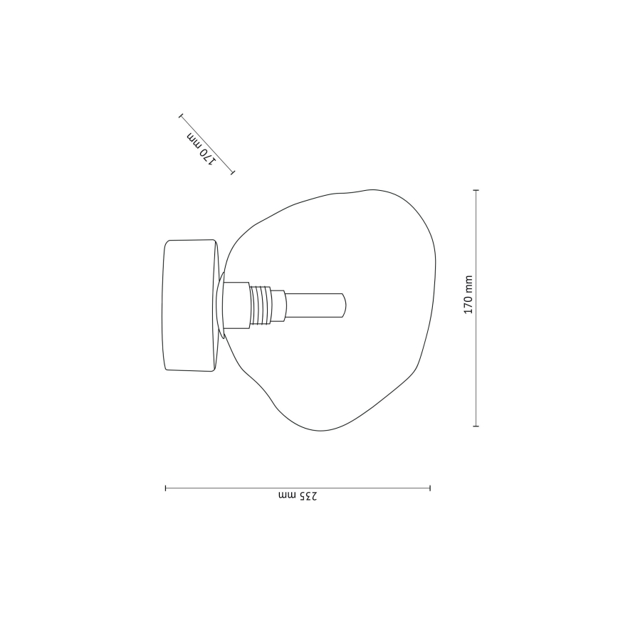 Brilagi - Deckenleuchte VULCANO 1xG9/8W/230V Beige/Rauchbeige