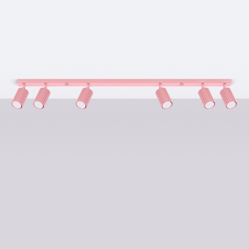 Brilagi - Deckenspot CRESTO 6xGU10/10W/230V rosa