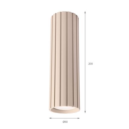 Brilagi - Deckenspot CRISPINA 1xGU10/10W/230V 20 cm Beige