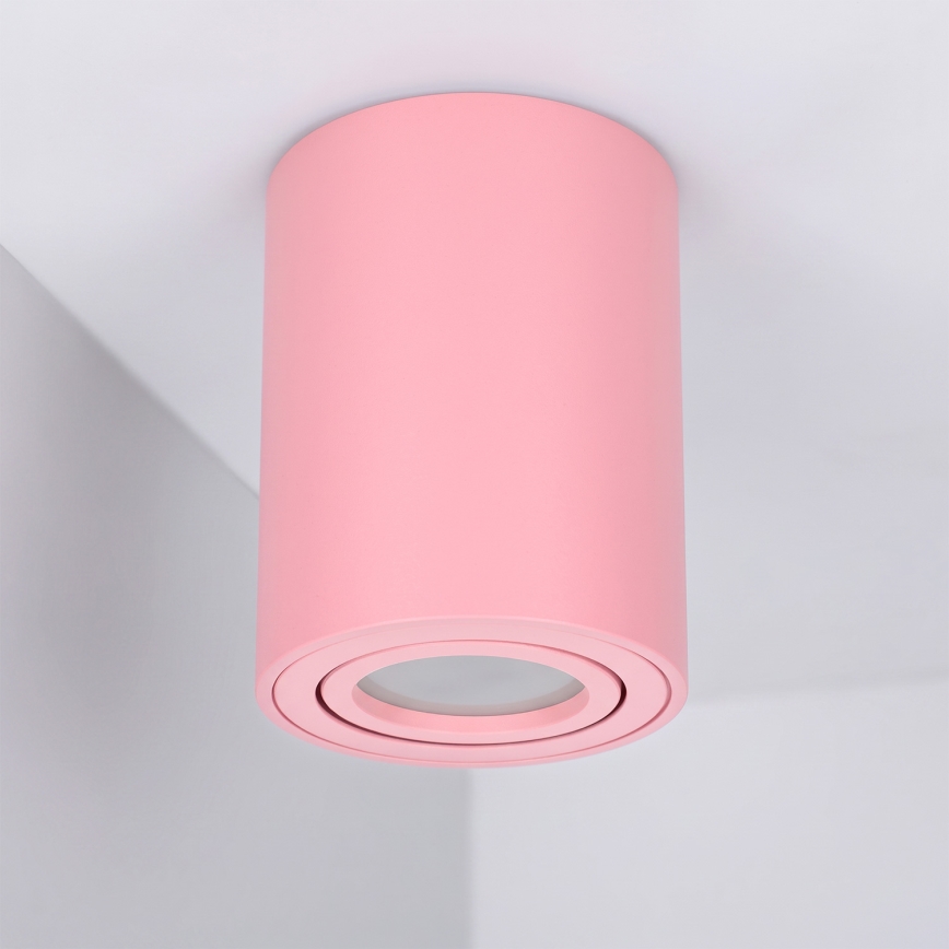 BRILAGI - Deckenspot MIA 1xGU10/30W/230V 100x80 mm rosa