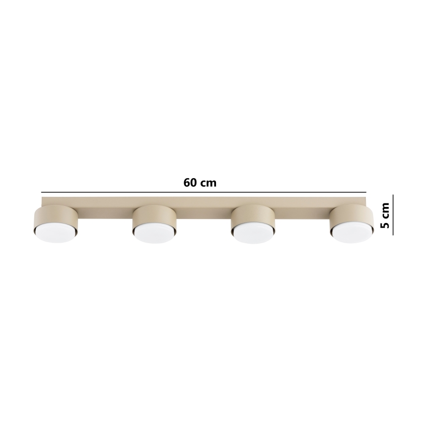Brilagi - Deckenspot MONO 4xGX53/12W/230V beige