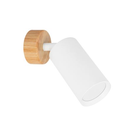 Brilagi - Deckenspot SELE 1xGU10/30W/230V weiß/Eiche-Dekor