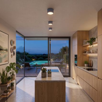 BRILAGI - Deckenspot SMOOTH 1xGX53/15W/230V 60x82 mm blau