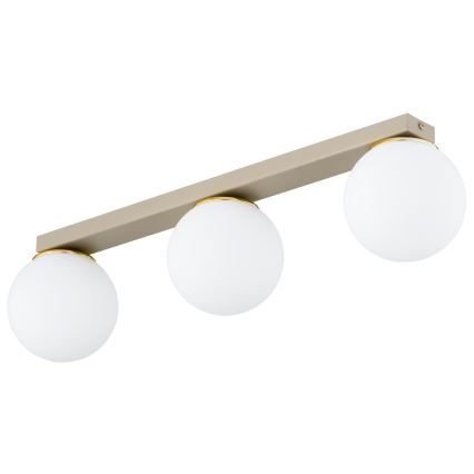 Brilagi - Deckenstrahler MILO 3xE27/60W/230V beige/gold