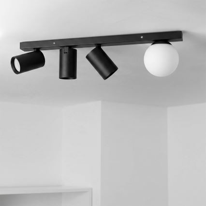 BRILAGI - Deckenstrahler SELE BALL 3xGU10/30W/230V + 1xG9/10W schwarz