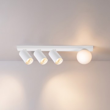 Brilagi - Deckenstrahler SELE BALL 3xGU10/30W/230V + 1xG9/10W weiß
