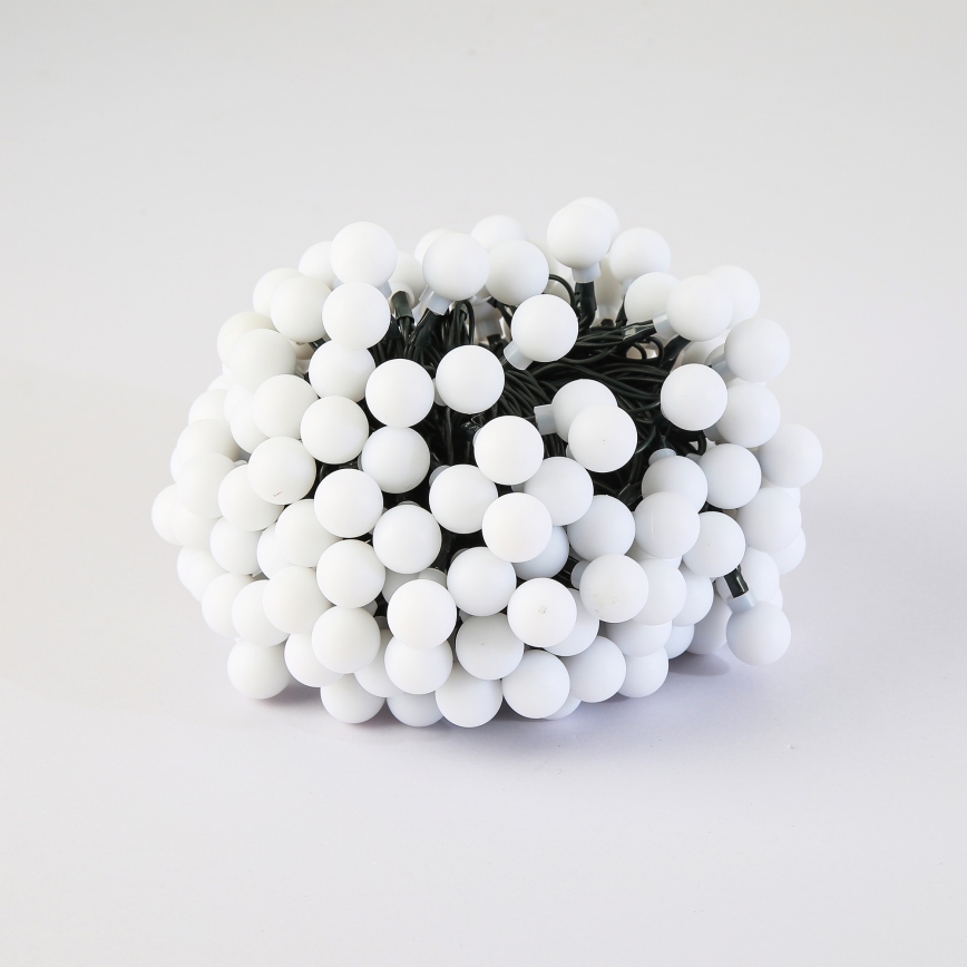 Brilagi - Dekorative LED-Solar-Lichterkette BUBBLE 200xLED/8 Funktionen 20m IP65 warmweiβ 800 mAh