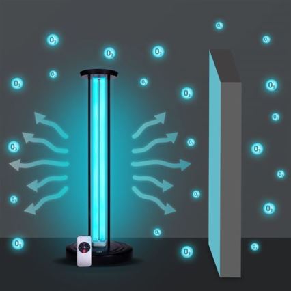 Brilagi - Desinfizierende Entkeimungslampe UVC/100W/230V + Fernbedienung