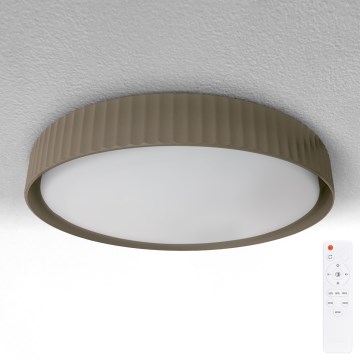 Brilagi - dimmbar LED-Deckenleuchte LUCIA LED/60W/230V 3000-6500K Ø 59 cm Taupe + Fernbedienung
