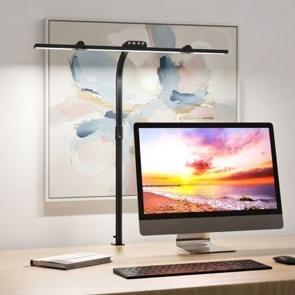 Brilagi - dimmbare LED-Tischlampe mit Touch-Bedienung und Clip VARIO LED/24W/230V 3000-6500K CRI 92 schwarz