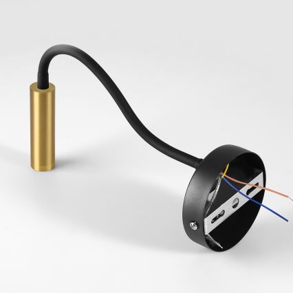 Brilagi - Dimmbare, flexible LED-Wandleuchte MAYA 1xG9/4W/230V schwarz/golden 2700-6500K Wi-Fi Tuya