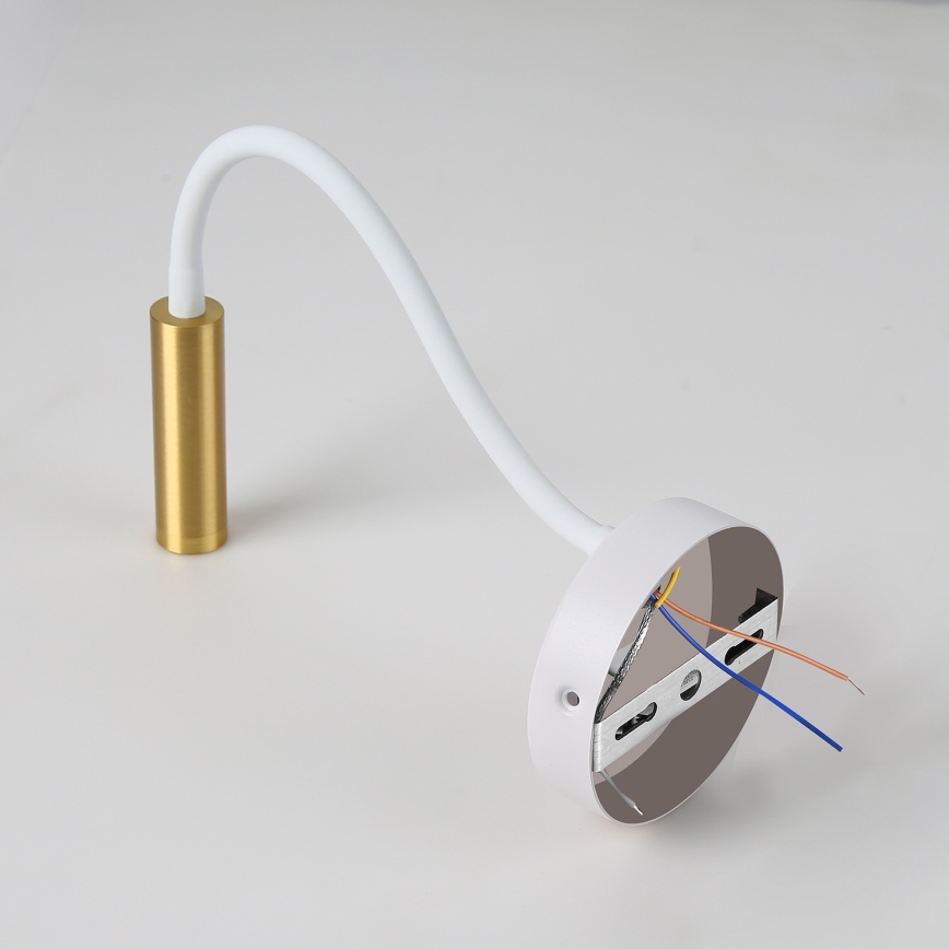 Brilagi - Dimmbare, flexible LED-Wandleuchte MAYA 1xG9/4W/230V weiß/golden 2700-6500K Wi-Fi Tuya