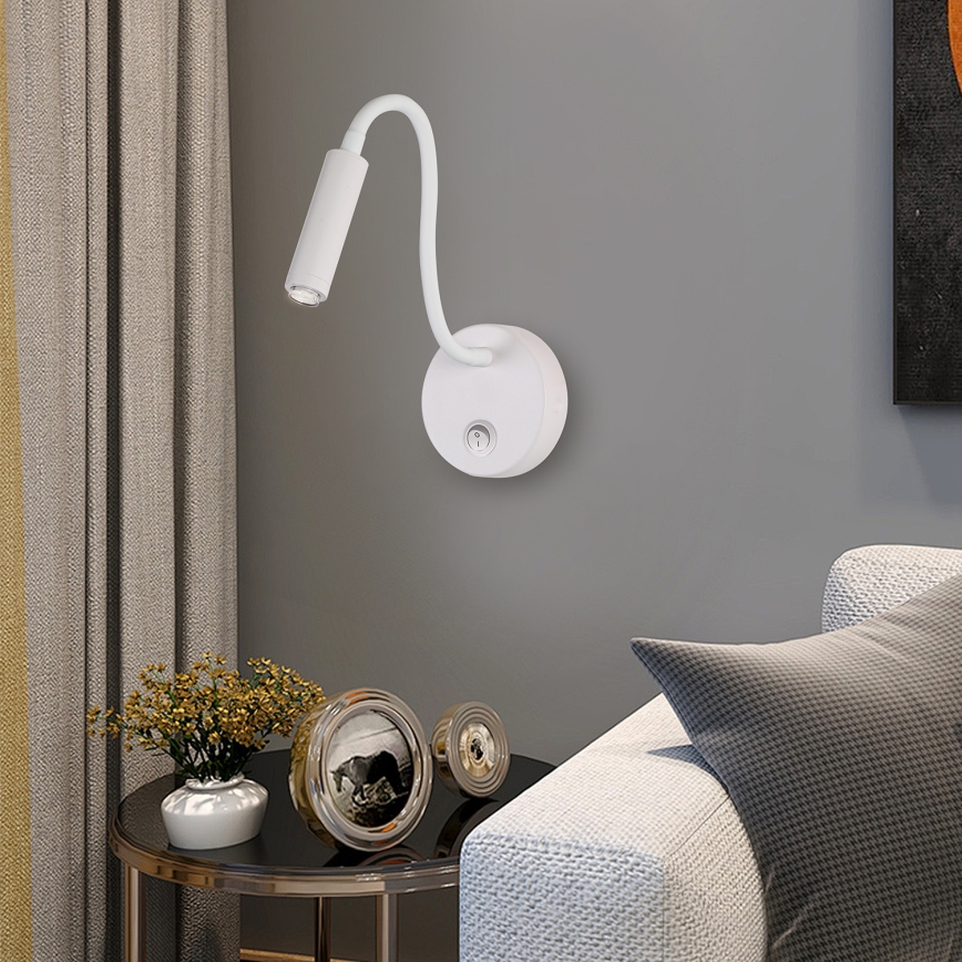 Brilagi - Dimmbare, flexible LED-Wandleuchte MAYA 1xG9/4W/230V weiß 2700-6500K Wi-Fi Tuya
