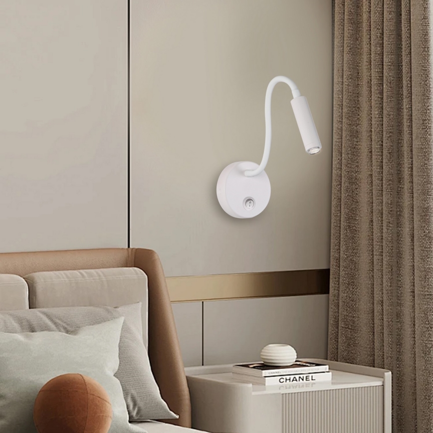 Brilagi - Dimmbare, flexible LED-Wandleuchte MAYA 1xG9/4W/230V weiß 2700-6500K Wi-Fi Tuya