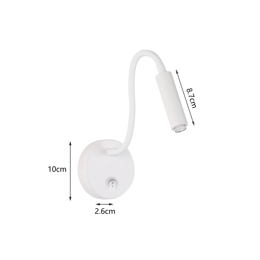 Brilagi - Dimmbare, flexible LED-Wandleuchte MAYA 1xG9/4W/230V weiß 2700-6500K Wi-Fi Tuya