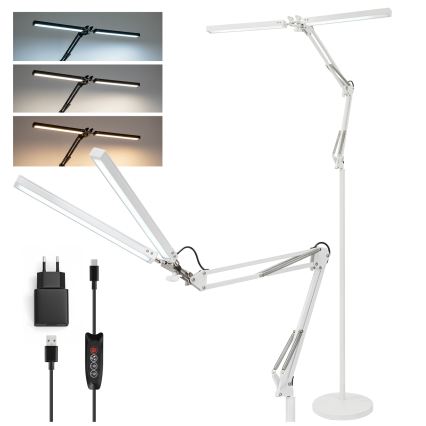 BRILAGI - dimmbare, flexible LED-Stehlampe VARIO LED/14W/230V 3000-6000K 157 cm weiß