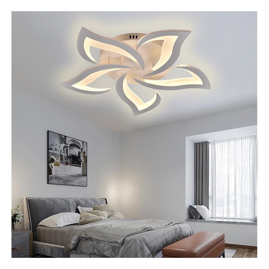 Brilagi - Dimmbare LED-Anbauleuchte TWIST LED/55W/230V 3000-6500K weiß + Fernbedienung