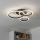 Brilagi - Dimmbare LED-Aufbauleuchte ORBITS LED/40W/230V 3000-6500K schwarz + Fernbedienung