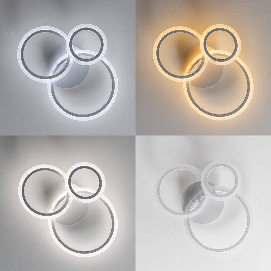Brilagi - Dimmbare LED-Aufbauleuchte ORBITS LED/40W/230V 3000-6500K weiß + Fernbedienung