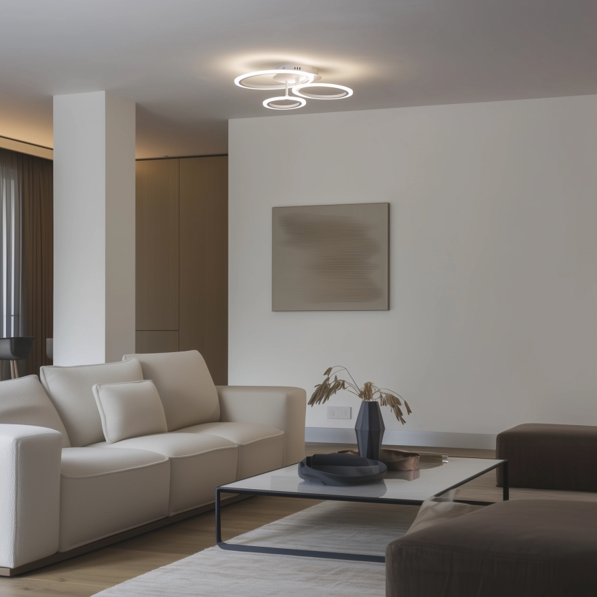 Brilagi - Dimmbare LED-Aufbauleuchte ORBITS LED/40W/230V 3000-6500K weiß + Fernbedienung