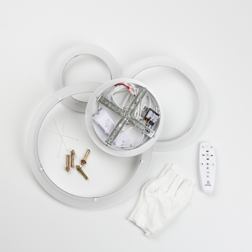 Brilagi - Dimmbare LED-Aufbauleuchte ORBITS LED/40W/230V 3000-6500K weiß + Fernbedienung