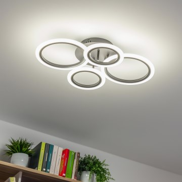 Brilagi - Dimmbare LED-Aufbauleuchte ORBITS LED/50W/230V 3000-6500K anthrazit + Fernbedienung