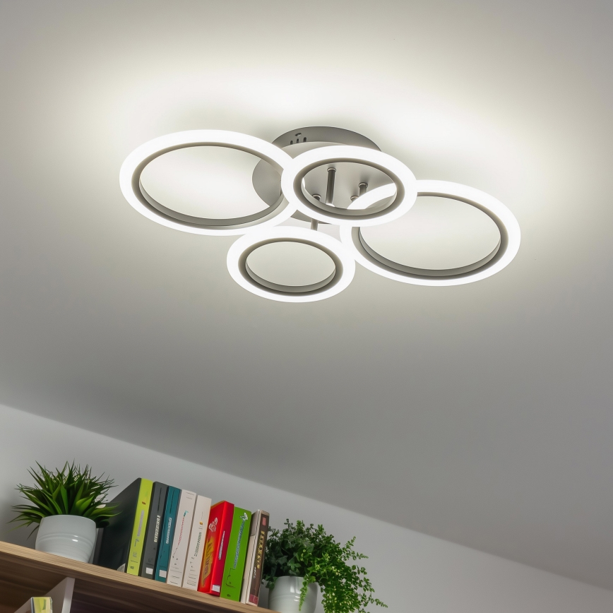 Brilagi - Dimmbare LED-Aufbauleuchte ORBITS LED/50W/230V 3000-6500K anthrazit + Fernbedienung