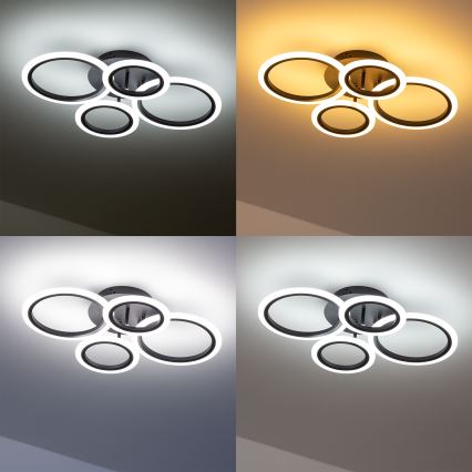 Brilagi - Dimmbare LED-Aufbauleuchte ORBITS LED/50W/230V 3000-6500K + Fernbedienung