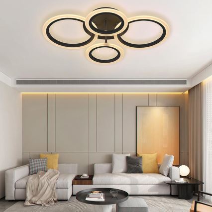 Brilagi - Dimmbare LED-Aufbauleuchte ORBITS LED/50W/230V 3000-6500K + Fernbedienung
