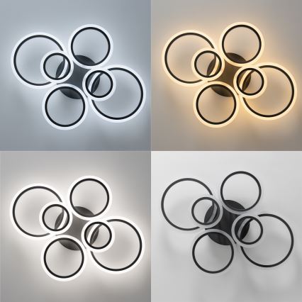 Brilagi - Dimmbare LED-Aufbauleuchte ORBITS LED/85W/230V 3000-6500K anthrazit + Fernbedienung
