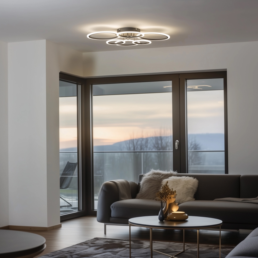 Brilagi - Dimmbare LED-Aufbauleuchte ORBITS LED/85W/230V 3000-6500K anthrazit + Fernbedienung