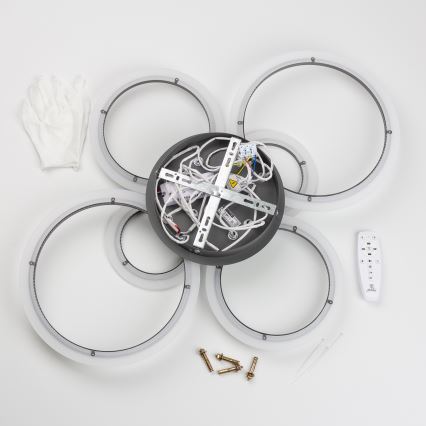 Brilagi - Dimmbare LED-Aufbauleuchte ORBITS LED/85W/230V 3000-6500K anthrazit + Fernbedienung