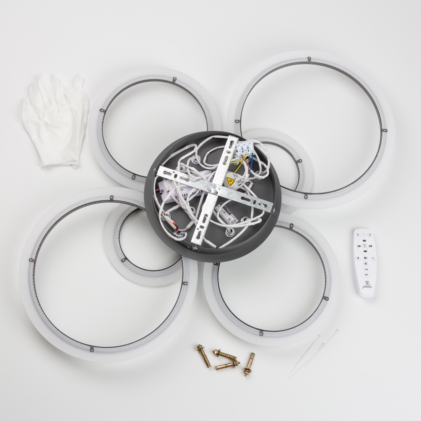 Brilagi - Dimmbare LED-Aufbauleuchte ORBITS LED/85W/230V 3000-6500K anthrazit + Fernbedienung