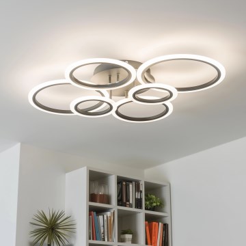 Brilagi - Dimmbare LED-Aufbauleuchte ORBITS LED/85W/230V 3000-6500K anthrazit + Fernbedienung