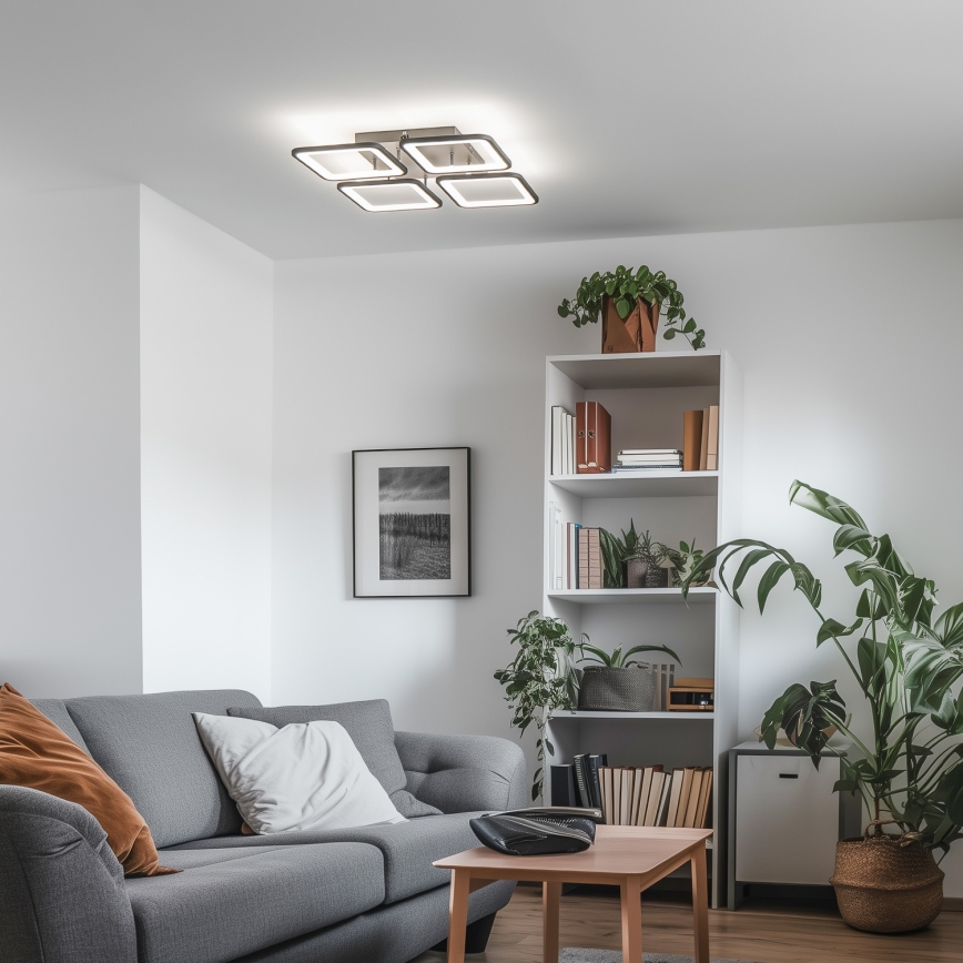 Brilagi - Dimmbare LED-Aufbauleuchte SQUARED LED/85W/230V 3000-6500K + Fernbedienung