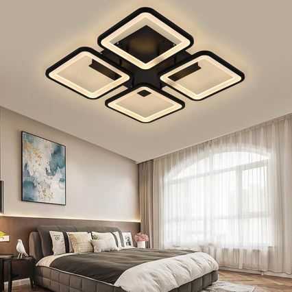 Brilagi - Dimmbare LED-Aufbauleuchte SQUARED LED/85W/230V 3000-6500K + Fernbedienung