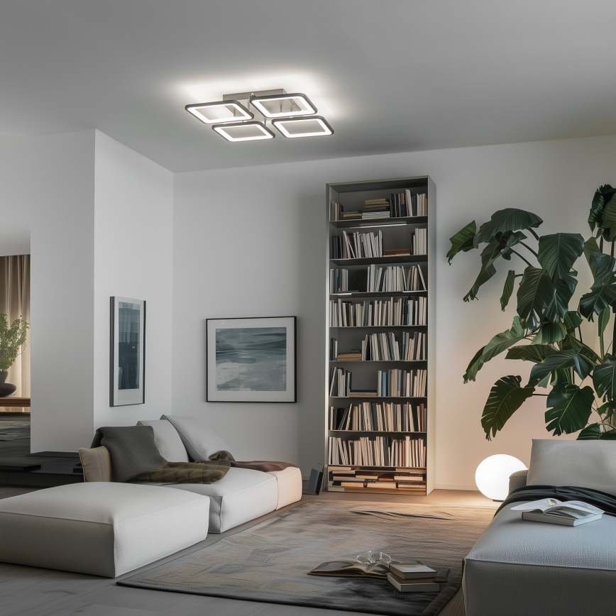 Brilagi - Dimmbare LED-Aufbauleuchte SQUARED LED/85W/230V 3000-6500K + Fernbedienung