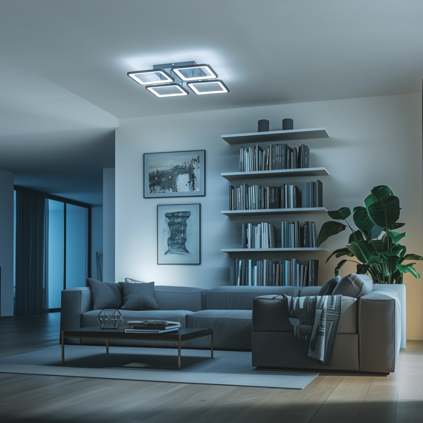 Brilagi - Dimmbare LED-Aufbauleuchte SQUARED LED/85W/230V 3000-6500K + Fernbedienung
